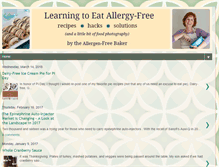Tablet Screenshot of learningtoeatallergyfree.com